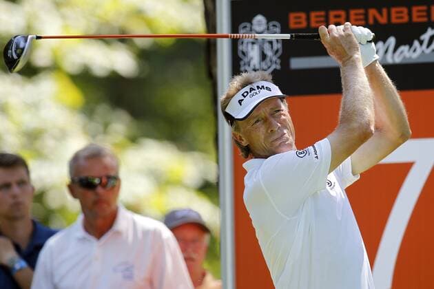 Köln, 02.08.2013, erster Tag, Berenberg Masters im Golf und Land Club Köln, Spieler Bernhard Langer GER Golfturnier