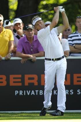 Köln, 02.08.2013, erster Tag, Berenberg Masters im Golf und Land Club Köln, Spieler Bernhard Langer GER Golfturnier