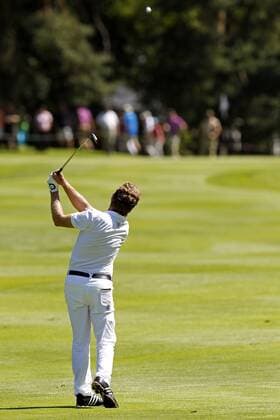 Köln, 02.08.2013, erster Tag, Berenberg Masters im Golf und Land Club Köln, Spieler Bernhard Langer GER Golfturnier