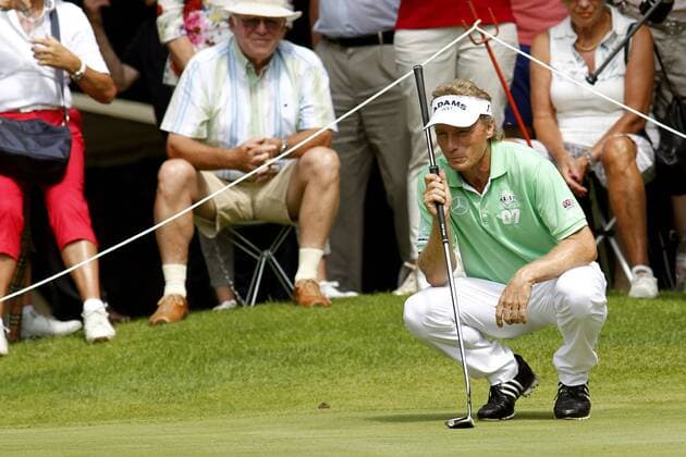 Köln, 03.08.2013, zweiter Tag, Berenberg Masters im Golf und Land Club Köln, Spieler Bernhard Langer GER Golfturnier