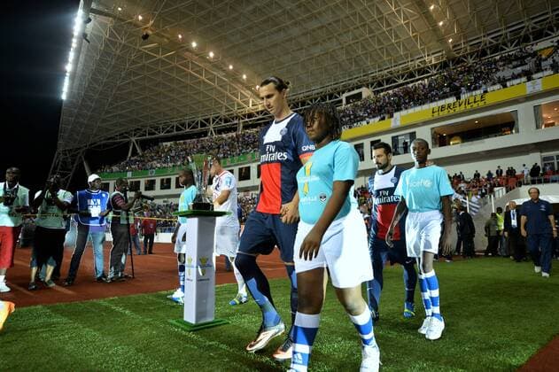 Zlatan Ibrahimovic (psg) -- Paris St. Germain - Girondins Bordeaux - Supercup - - 03 08 2013 AnthonyBIBARD FEP Panoramic 