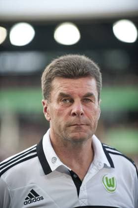 Trainer Dieter HECKING, WOB, Porträt, Fussball DFB-Pokal,1.Runde, Karlsruher SC (KA) - VfL Wolfsburg (WOB) 1:3, am 03.08.2013 in Karlsruhe Deutschland.