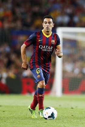 Xavi Hernandez (Barcelona), AUGUST 2, 2013 - Football Soccer : The Joan Gamper trophy match betweena FC Barcelona 8-0 Santos FC at Camp Nou stadium in Barcelona, Spain. NOxTHIRDxPARTYxSALES.  ( oqma010576)