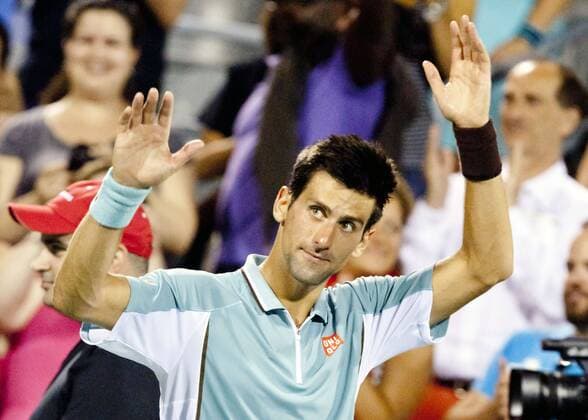 Aug. 08, 2013 - Montreal, Quebec, CAN - Novak Djokovic (SRB) wins his evening match during day 4 action. Tennis 2013 - Rogers Cup - AUG 08 - ZUMAs30