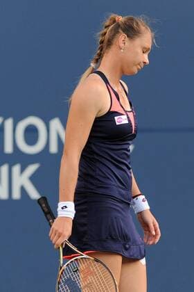 Aug. 9, 2013 - Toronto, Ontario, Canada - Toronto, Ontario, Canada, August 9, 2013. Magdalena Rybarikova (SVK) reacts during action in quarter final action during the WTA Tennis Damen Rogers Cup at Rexall Centre in Toronto, Ontario, Canada on August 9th. Tennis 2013: WTA Tennis Damen Rogers Cup AUG 09 - ZUMAc04
