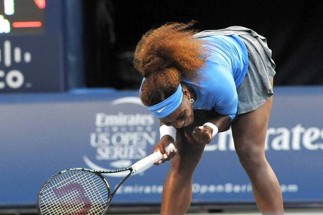 Aug. 9, 2013 - Toronto, Ontario, Canada - Toronto, Ontario, Canada, August 9, 2013. Serena Williams (USA) reacts during action in quarter final action during the WTA Tennis Damen Rogers Cup at Rexall Centre in Toronto, Ontario, Canada on August 9th. Tennis 2013: WTA Tennis Damen Rogers Cup AUG 09 - ZUMAc04