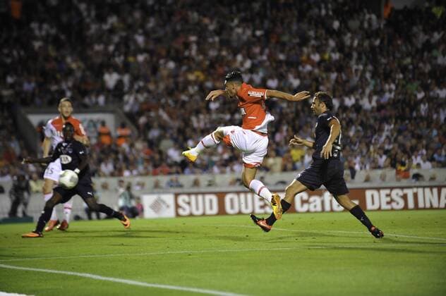 Emmanuel RIVIERE (monaco) FOOTBALL: Girondins de Bordeaux - AS Monaco - 10 08 2013 xThierryxBretonx 