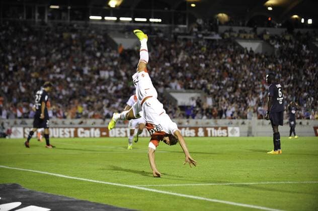 Emmanuel RIVIERE (monaco) FOOTBALL: Girondins de Bordeaux - AS Monaco - 10 08 2013 xThierryxBretonx 