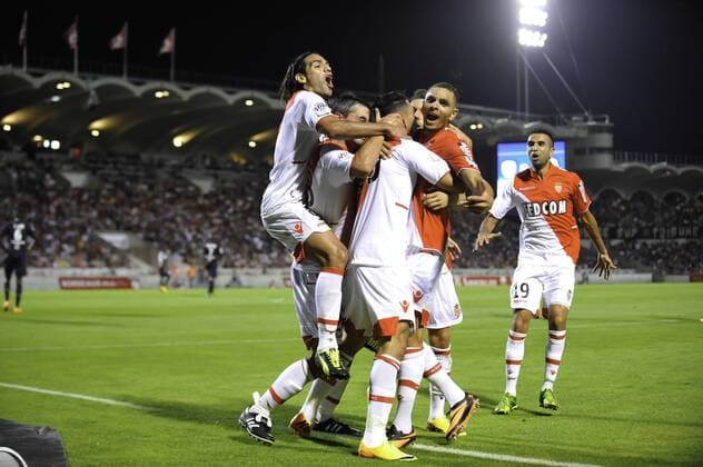 Emmanuel RIVIERE (monaco) FOOTBALL: Girondins de Bordeaux - AS Monaco - 10 08 2013 xThierryxBretonx 