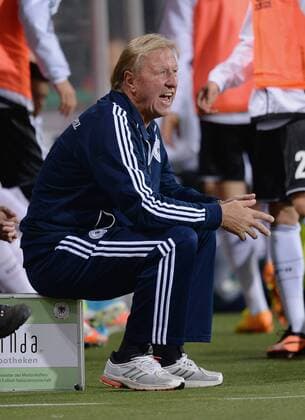 FUSSBALL INTERNATIONAL Länderspiel Freundschaftsspiel U 21 Deutschland - Frankreich 13.08.2013 DFB Trainer Horst Hrubesch (Deutschland) 