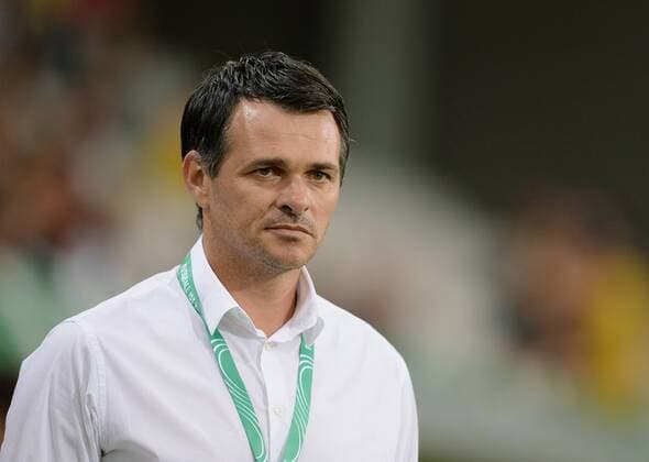 FUSSBALL INTERNATIONAL Länderspiel Freundschaftsspiel U 21 Deutschland - Frankreich 13.08.2013 Trainer Willi Sagnol (Frankreich) 
