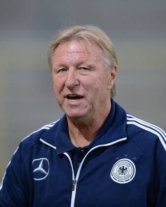FUSSBALL INTERNATIONAL Länderspiel Freundschaftsspiel U 21 Deutschland - Frankreich 13.08.2013 DFB Trainer Horst Hrubesch (Deutschland) 
