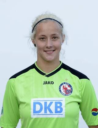 Anna Felicitas Sarholz, 1.FFC Turbine Potsdam, Fußball, Frauen, Bundesliga, Saison 2013 2014, Potsdam, 15.08.2013,