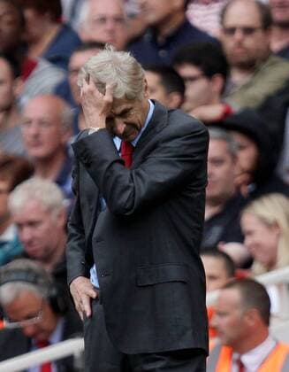 Arsenal FC London v Aston Villa . . London, UK . . 17.08.2013 Arsene Wenger, Arsenal manager.