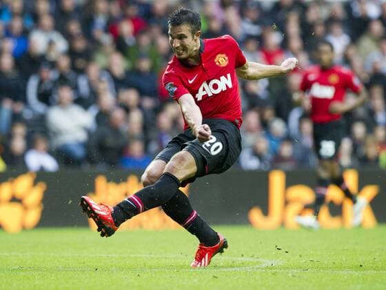 Football - 2013 2014 Premier League - Swansea City vs. Manchester United (ManU) at Liberty Stadium.