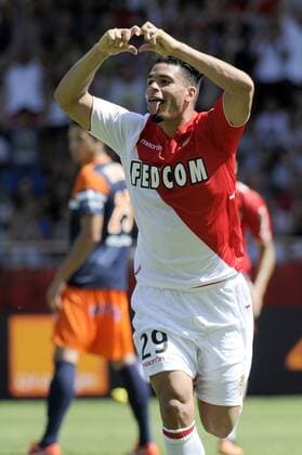 Emmanuel Riviere (ASM) FOOTBALL: AS Monaco - HSC Montpellier - Ligue 1 - 18 08 2013 xFranckPennantx 