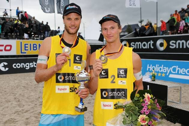 Beachvolleyball: smart beach tour super cup Kuehlungsborn 2013, Supercup - super cup, Armin Dollinger und Jonas Schroeder, xHOCHxZWEIx xMaltexChristiansx