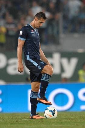 Miroslav Klose (Lazio) 2013 08 18 Roma, Stadio Olimpico, Supercoppa Tim, Juventus Turin vs Lazio Rom AntoniettaxBaldassarre