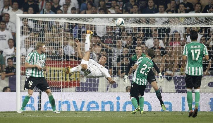 Cristiano Ronaldo. BBVA League match played between Real Madrid CF and Real Betis Sevilla. In this picture, Cristiano Ronaldo. xANGELxRIVEROx 