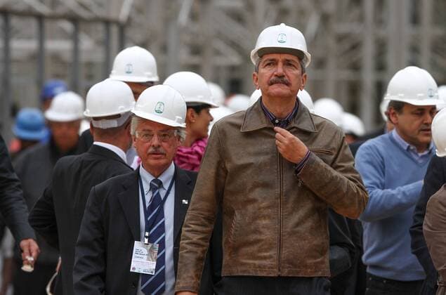 PR - OBRAS ARENA DA BAIXADA VISITA FIFA - GERAL - Sportminister Aldo Rebelo Besichtigung der Arena da Baixada, Curitiba(PR), (19). x(37)xGeraldoxBubniakx xFotoarenax  (18617)
