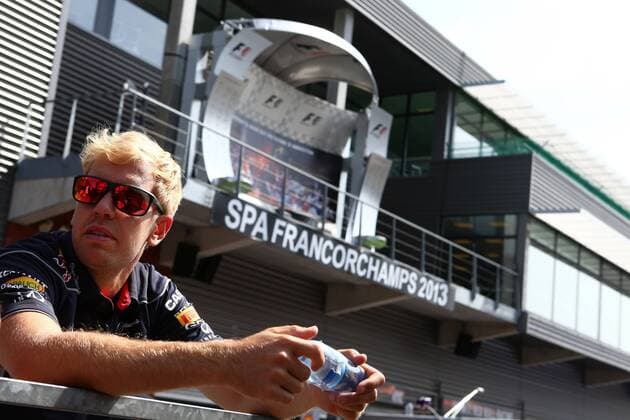 22.08.2013- Sebastian Vettel (GER) Red Bull Racing RB9 