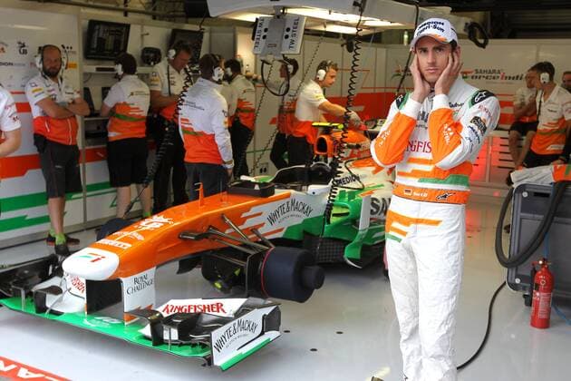 Motorsports: FIA Formula One World Championship 2013, Grand Prix of Belgium, 15 Adrian Sutil (GER, Sahara Force India F1 Team), xHOCHxZWEIx