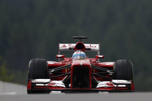 Motorsports: FIA Formula One World Championship 2013, Grand Prix of Belgium, 3 Fernando Alonso (ESP, Scuderia Ferrari), xHOCHxZWEIx