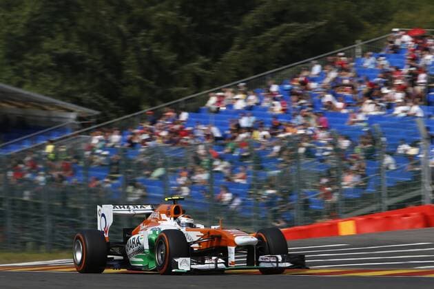Motorsports: FIA Formula One World Championship 2013, Grand Prix of Belgium, 15 Adrian Sutil (GER, Sahara Force India F1 Team), xHOCHxZWEIx