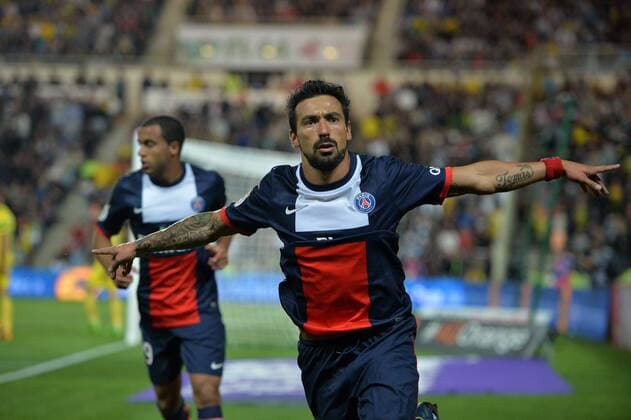 Ezequiel Lavezzi (psg) FOOTBALL : Nantes vs Paris SG - Ligue 1 - 25 08 2013 AnthonyBIBARD FEP Panoramic 