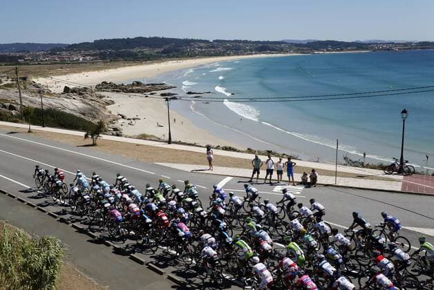 26 08 13 VILAGARCIA DE AROUSA, ESPANA - AGOSTO 26: , etapa 3 de la Vuelta Ciclista Espana , VIGO - MIRADOR DE LOBEIRA , Espana. (Photo: Paola Otero Cordon Press) 