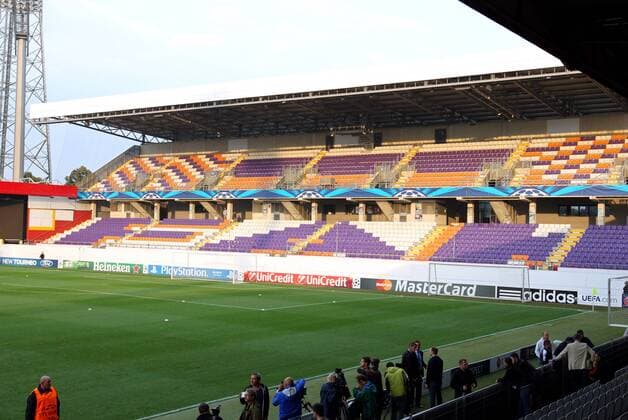 FUSSBALL - CL Play Off, A.Wien , Vorberichte, Training WIEN,AUSTRIA,26.AUG.13 - FUSSBALL - UEFA Champions League, Play Off, FK Austria Wien . Bild zeigt die Generali Arena. 