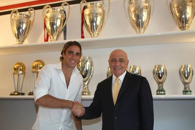 Präsentation Neuzugang AC Mailand: ALESSANDRO MATRI, ADRIANO GALLIANI