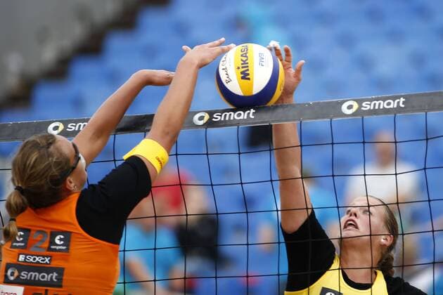 Beach-Volleyball, Deutsche smart Beach-Volleyball Meisterschaften 2013, Karla Borger Britta Buethe Victoria Bieneck Julia Grossner xHOCHxZWEIx xMichaelxKunkelx
