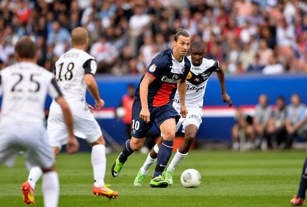 Zlatan Ibrahimovic (PSG) FOOTBALL : Paris SG vs Guingamp - Ligue 1 - 31 08 2013 AnthonyBIBARD FEP Panoramic 