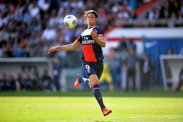 Edinson Cavani (PSG) FOOTBALL : Paris SG vs Guingamp - Ligue 1 - 31 08 2013 AnthonyBIBARD FEP Panoramic 