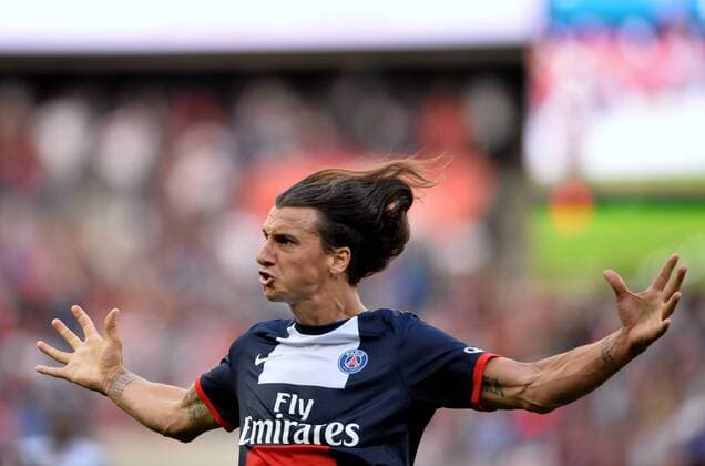Zlatan Ibrahimovic (psg) PSG Paris St. Germain vs EA Guingamp - Ligue 1 - 31 08 2013 AnthonyBIBARD FEP Panoramic 
