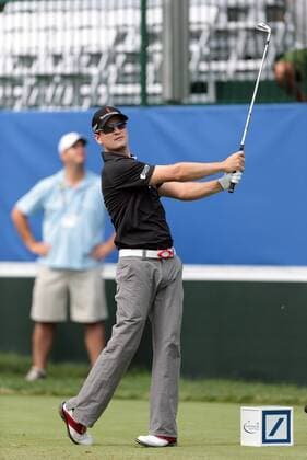 August 31, 2012: Zach Johnson hits on the 16th tee during the Second Round of the Deutsche Bank Championship at TPC Boston, Norton, MA on August 31, 2013. GOLF: AUG 31 PGA Golf Herren - Deutsche Bank Championship - Second Round Icon4821308310352 EDITORIAL USE ONLY