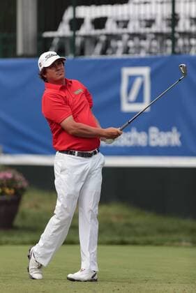 August 31, 2012: Jason Dufner hits from the 16th tee during the Second Round of the Deutsche Bank Championship at TPC Boston, Norton, MA on August 31, 2013. GOLF: AUG 31 PGA Golf Herren - Deutsche Bank Championship - Second Round Icon4821308310362 EDITORIAL USE ONLY