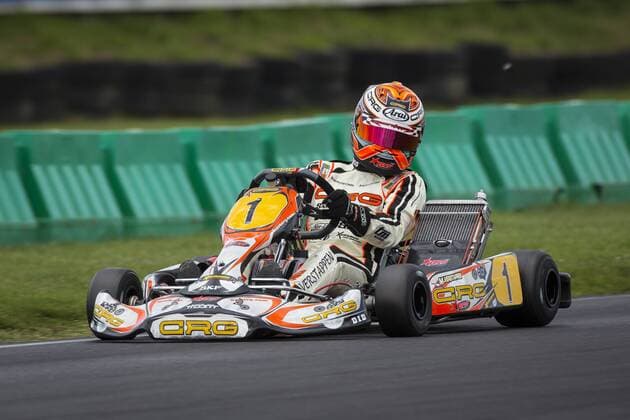 31.08.2013. PFi Circuit near Grantham Lincolnshire England - Round 1 of the CIK-FIA World KF Championships. Saturday Qualifying. 1 Max Verstappen (NLD) CRG SpA xDavexAyresx  ActionPlus11444312