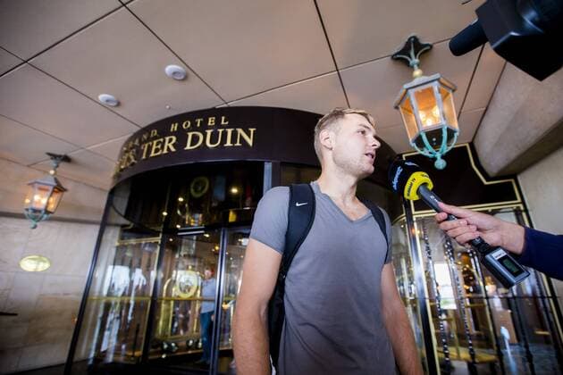 Goalkeeper Jeroen Zoet of Holland Netherlands Team arrive in Noordwijk on September 2, 2013 at Grand Hote Huis ter Duin at Noordwijk aan Zee, The Netherlands. Netherlands Team arrive in Noordwijk World Cup qualifier 2013 2014 xVIxLaurensxLindhoutxIVx 1767681