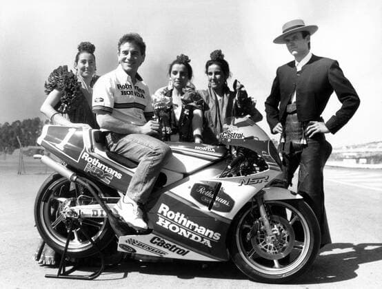 Anton Mang (BR Deutschland) auf seiner Honda
