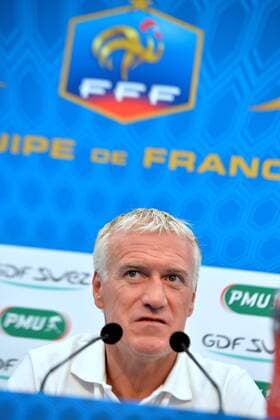 Didier Deschamps (Coach Equipe de France) PK Nationalteam Frankreich - 02 09 2013 AnthonyBIBARD FEP Panoramic 