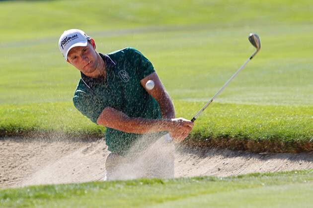 Crans Montana, Schweiz, 05.09.2013, erster Tag der Omega European Masters, Maximilian Kiefer GER Golfturnier