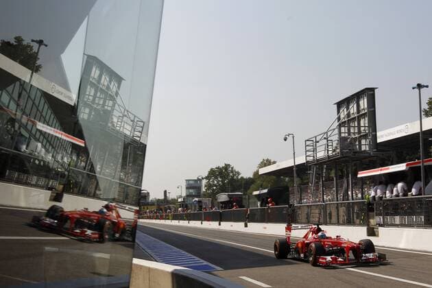 Motorsports: FIA Formula One World Championship 2013, Grand Prix of Italy, 3 Fernando Alonso (ESP, Scuderia Ferrari), xHOCHxZWEIx