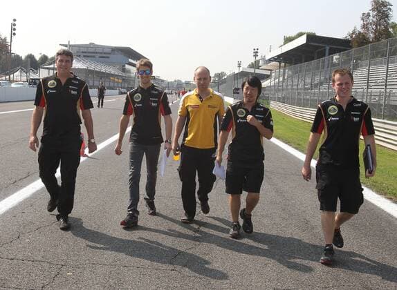 Romain Grosjean, mit seinem Lotus F1 Team, formula 1 GP, Italien in Monza, 06.09.2013 - Romain Grosjean, formula 1 GP, Italien,