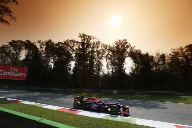 Motorsports: FIA Formula One World Championship 2013, Grand Prix of Italy, 1 Sebastian Vettel (GER, Infiniti Red Bull Racing), xHOCHxZWEIx