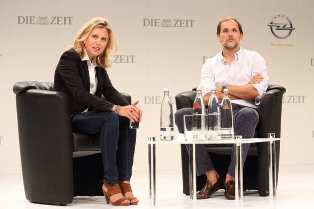 CATHRIN GILBERT, THOMAS TUCHEL ZEIT KONFERENZ ZUKUNFTSGIPFEL FRANKFURT