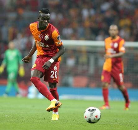 Turkey Superleague 4. weeks match between Galatasaray and Antalyaspor at Türk Telekom Arena Stadium in Istanbul on September 13, 2013. Match Scored: Galatasaray 1 - Antalyaspor 1 Pictured: Armindo Tue Na Bangna Bruma of Galatasaray. 