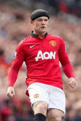 Wayne Rooney of Manchester United (ManU) sports a bandage on his head BPI_MW_Manutd_CPalace_03.jpg EDITORIAL USE ONLY. No use with unauthorised audio, video, data, fixture lists, club league logos or live services. Online in-match use limited to 120 images, no video emulation. No use in betting, games or single club league player publications.xFRAxNEDxESPxSWExPOLxCHNxJPN