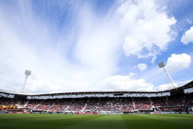 Afas stadium of AZ during the Dutch Eredivisie match between AZ Alkmaar and Go Ahead Eagles at AFAS Stadium on September 15, 2013 in Alkmaar, Netherlands. AZ v Go Ahead Eagles Dutch Eredivisie 2013 2014 xVIxxIVx 1791043